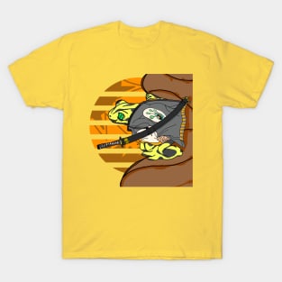 Autumn Frogmurai - Samurai Frog Swordsman T-Shirt